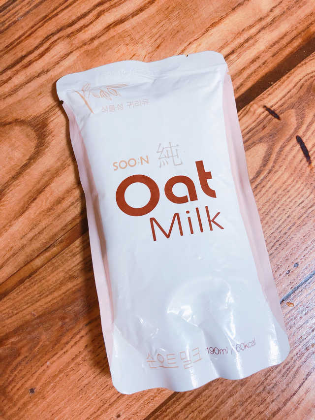 순오트밀크, soon oat milk 리뷰 사진