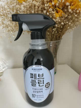 더블유드레스룸 페브클린 500ml — 5점을 준 리뷰어가 2018년 11월 올린 사용 사진