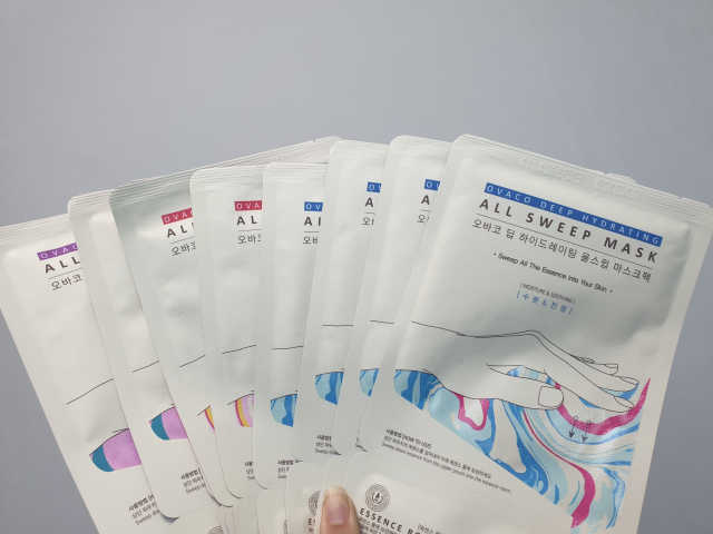 오바코 올스윕 마스크팩 3종 10매 증정 리뷰 사진