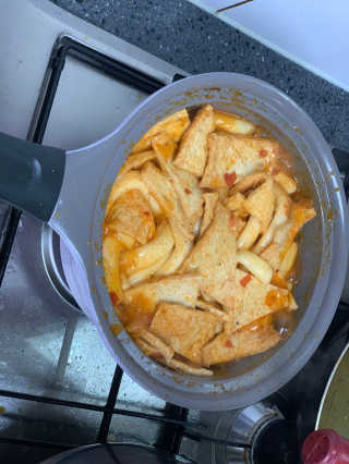 땡땡쿡 쓰촨 마라 낙지 국물 떡볶이 2인분 875g — 5점을 준 리뷰어가 2019년 10월 올린 사용 사진