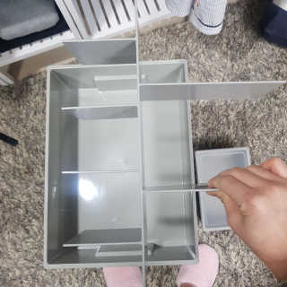 창신리빙 [프랑코정리함 5p세트] 똑똑한 정리 수납 — 5점을 준 리뷰어가 2019년 1월 올린 사용 사진