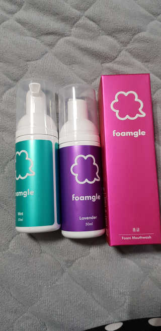 폼글 I foamgle [폼글] 거품가글 50ml 3종 - 민트, 라벤더, 라즈베리 — 5점을 준 리뷰어가 2019년 11월 올린 사용 사진