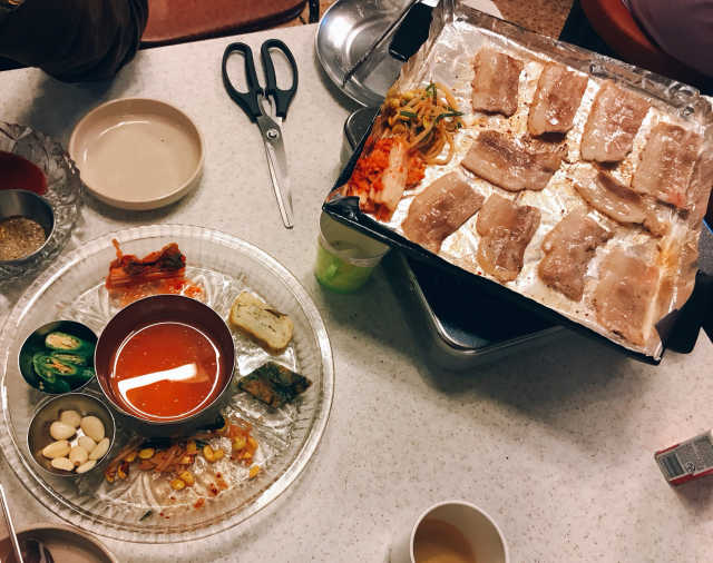 [철계단집] 삼겹살 2인분+찌개 中 택 1+음료 1병 리뷰 사진