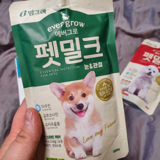 [빙그레] 에버그로 생유산균 1봉（10포입）+펫밀크2팩 — 4점을 준 리뷰어가 2019년 3월 올린 사용 사진