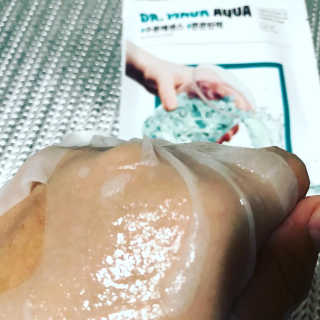 로벡틴 닥터 마스크 아쿠아 — 5점을 준 리뷰어가 2020년 1월 올린 사용 사진