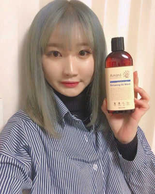 아미니 오일워시 시리즈 400ml（3종 중 1종 랜덤발송 — 4.5점을 준 리뷰어가 2017년 2월 올린 사용 사진