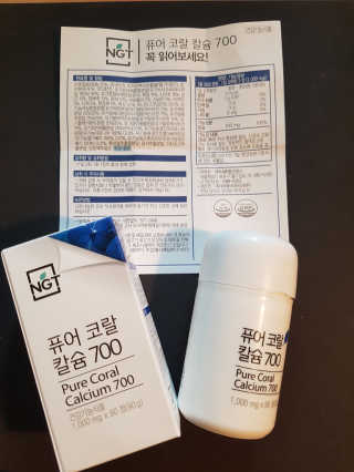 네츄럴굿띵스 퓨어 코랄 칼슘 700 30일분 — 4.67점을 준 리뷰어가 2018년 9월 올린 사용 사진