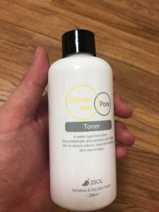 이솔화장품 이솔 세범 리스 포어 토너 200ml — 4점을 준 리뷰어가 2018년 8월 올린 사용 사진