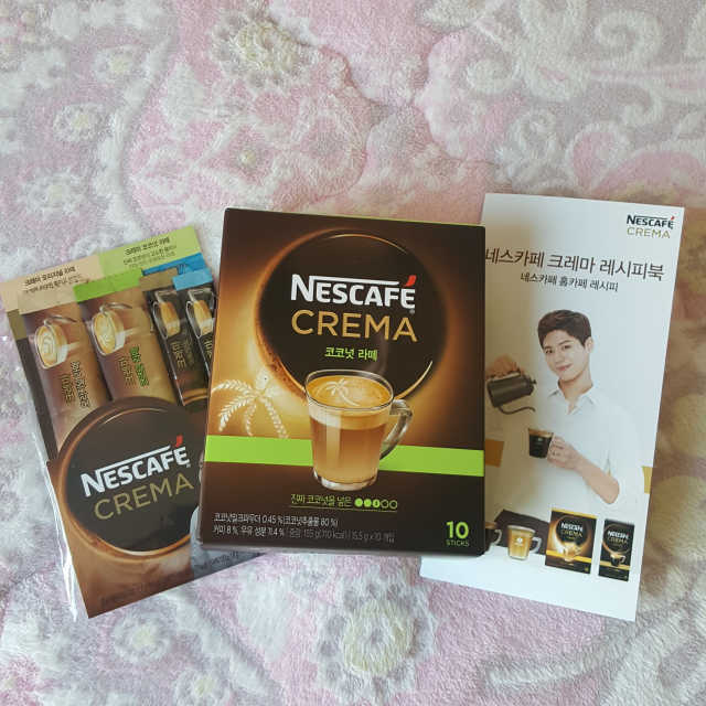 네스카페 크레마 코코넛라떼 리뷰 사진