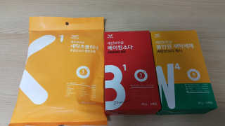 레인보우샵 올인원세탁세제,베이킹소다 스틱포6개입+세탁조클리너 — 4.83점을 준 리뷰어가 2018년 4월 올린 사용 사진