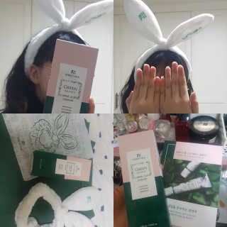 포레스트힐 그린 밸런스 클렌져 100ml + 토끼 헤어밴드 — 5점을 준 리뷰어가 2020년 1월 올린 사용 사진