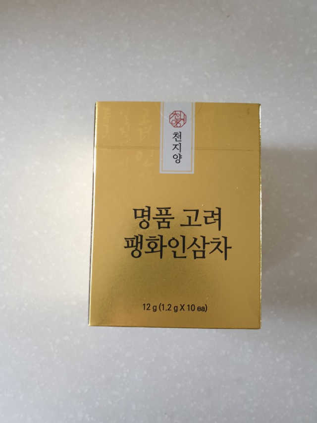 천지양 명품 고려 팽화인삼차 리뷰 사진