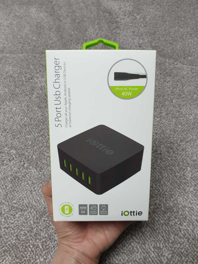 아이오티 5포트 USB 멀티 충전기 리뷰 사진