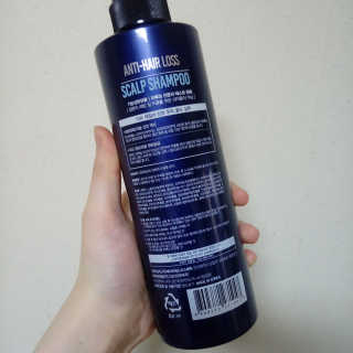 다슈코리아 다슈 단백질 한방 두피 골드 샴푸 500ml +샴푸브러쉬 — 5점을 준 리뷰어가 2019년 4월 올린 사용 사진