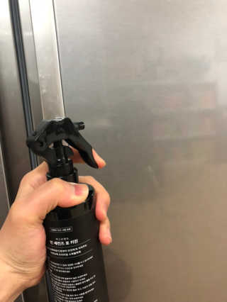 PEACE MOMENT 피스모먼트 인세컨즈포키친 320mL 천연살균소독제 — 5점을 준 리뷰어가 2019년 2월 올린 사용 사진