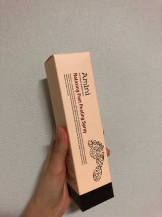아미니 릴렉싱 풋 필링 스프레이 — 4점을 준 리뷰어가 2019년 5월 올린 사용 사진