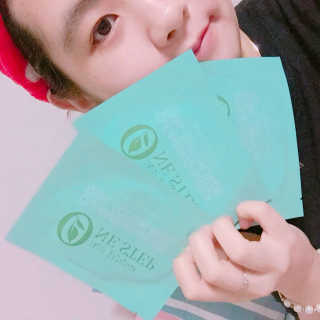 코튼클라우드나인 그린티 클렌징워터 코튼패드 — 5점을 준 리뷰어가 2016년 9월 올린 사용 사진