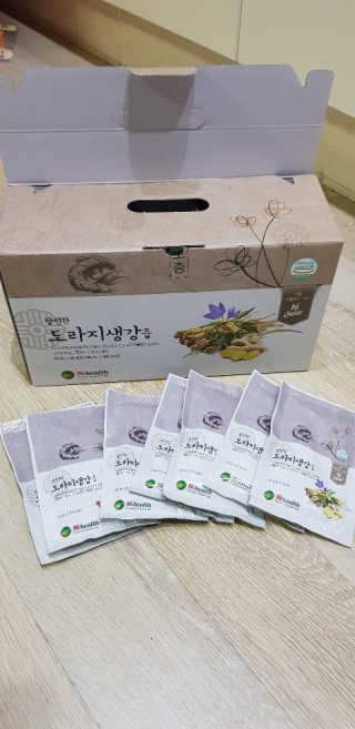 [하이헬스] 환절기에 좋은 참진한 도라지생강즙 30포 — 5점을 준 리뷰어가 2019년 11월 올린 사용 사진