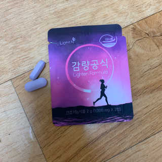 [감량공식] 다이어트 건강기능식품 — 5점을 준 리뷰어가 2019년 12월 올린 사용 사진