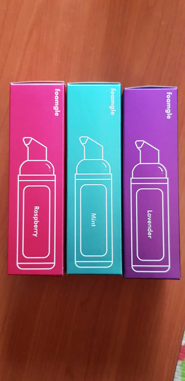 [폼글] 거품가글 50ml 3종 - 민트, 라벤더, 라즈베리 리뷰 사진