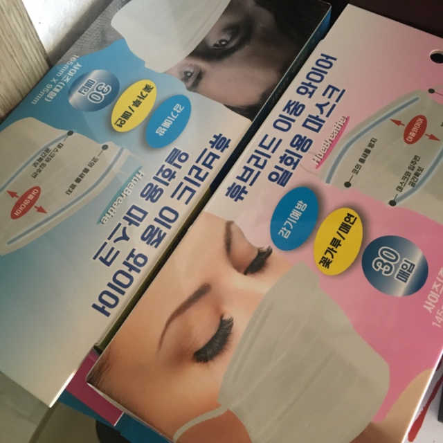 휴브리드일회용마스크 리뷰 사진