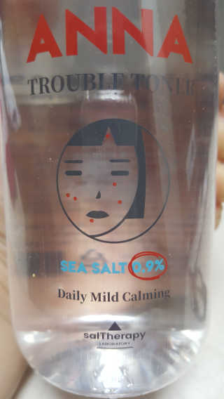 솔테라피 안나 트러블 토너 300ml — 3.5점을 준 리뷰어가 2019년 4월 올린 사용 사진