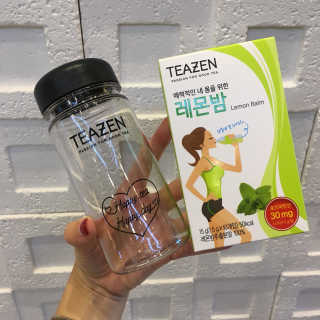 티젠 레몬밤 + 마이보틀 — 3.67점을 준 리뷰어가 2018년 7월 올린 사용 사진