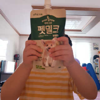 [빙그레] 에버그로 생유산균 1봉（10포입）+펫밀크2팩 — 5점을 준 리뷰어가 2019년 5월 올린 사용 사진