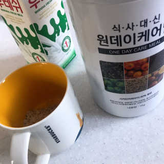 (주)이스터비엔에프 식사대용선식 원데이케어밀 1KG 대용량 — 5점을 준 리뷰어가 2019년 1월 올린 사용 사진