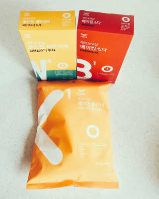 레인보우샵 올인원세탁세제,베이킹소다 스틱포6개입+세탁조클리너 — 4.83점을 준 리뷰어가 2018년 4월 올린 사용 사진