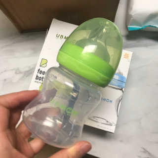 유비맘 신생아젖병 120ml 트리플팩_ 젖꼭지 포함 — 4점을 준 리뷰어가 2020년 2월 올린 사용 사진