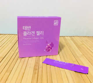 네츄럴굿띵스 태반 콜라겐 젤리 15포 — 5점을 준 리뷰어가 2018년 11월 올린 사용 사진