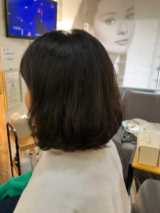 [헤어블리] 정품 시세이도펌 이용권 — 5점을 준 리뷰어가 2019년 4월 올린 사용 사진