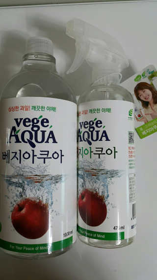 베지아쿠아 475ml + 리필 1000ml 1Set — 4.5점을 준 리뷰어가 2019년 7월 올린 사용 사진