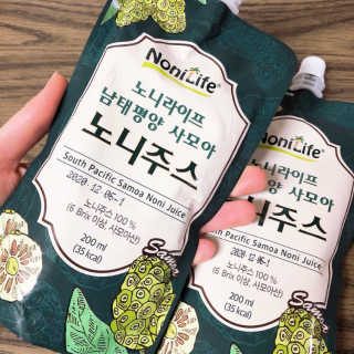 장수농가 남태평양 사모아 노니 원액 1L or 200mlx10팩 중 택 1 — 4점을 준 리뷰어가 2019년 1월 올린 사용 사진