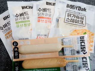바디닭 NEW 닭가슴살 6종 세트 — 4점을 준 리뷰어가 2018년 8월 올린 사용 사진