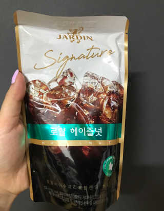 (주)쟈뎅 쟈뎅 시그니처 블랙, 헤이즐넛 230ml — 5점을 준 리뷰어가 2018년 7월 올린 사용 사진