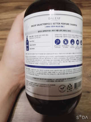 달리프 베러 퍼퓸 샴푸 1000ml 레이니데이 or 일랑로즈 — 5점을 준 리뷰어가 2019년 12월 올린 사용 사진