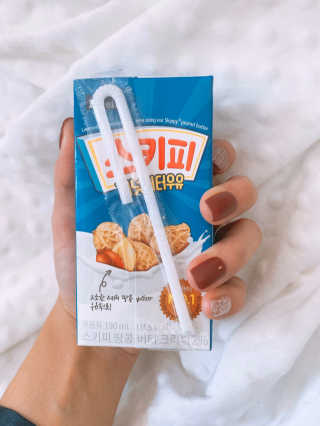 스키피피넛우유 스키피 피넛버터우유 — 4점을 준 리뷰어가 2019년 11월 올린 사용 사진