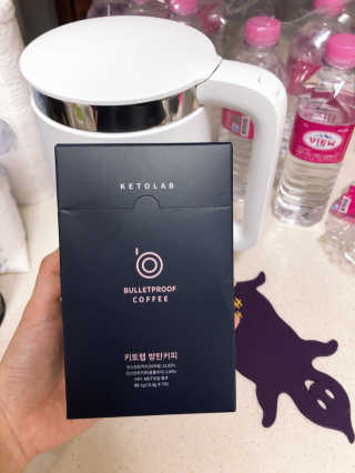 키토랩 방탄커피 일주일용 — 5점을 준 리뷰어가 2019년 4월 올린 사용 사진