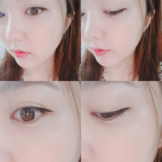 씨스터앤 퍼펙트 엣지 브러쉬 펜 라이너 2종 택 1 — 5점을 준 리뷰어가 2018년 7월 올린 사용 사진