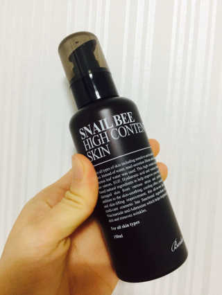 벤튼 스네일비 하이콘텐트 스킨 150ml — 3.83점을 준 리뷰어가 2017년 4월 올린 사용 사진