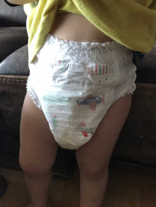 보솜이 액션핏 팬티형 — 4점을 준 리뷰어가 2019년 4월 올린 사용 사진
