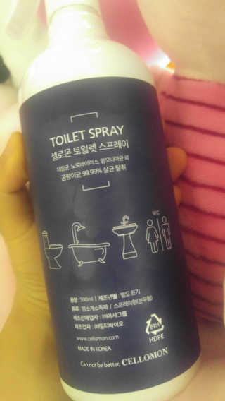 셀로몬 토일렛 스프레이 500ml — 5점을 준 리뷰어가 2018년 5월 올린 사용 사진