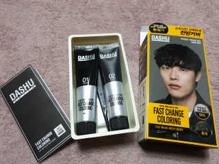 다슈코리아 다슈 컬러 페스트 체인지 염색약 — 4점을 준 리뷰어가 2019년 3월 올린 사용 사진