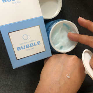 프리티스킨 슈퍼 하이드라 버블 크림 — 4점을 준 리뷰어가 2020년 3월 올린 사용 사진