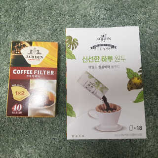 (주)쟈뎅 [쟈뎅] 클래스 신선한 하루 원두+여과지 SET — 5점을 준 리뷰어가 2019년 3월 올린 사용 사진
