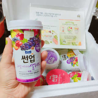 과일야채샐러드 썬업 과일야채 샐러드 3종 — 5점을 준 리뷰어가 2018년 8월 올린 사용 사진