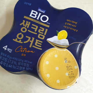 [매일 바이오] 생크림요거트 플레인 12개 + 유자 12개 — 5점을 준 리뷰어가 2019년 6월 올린 사용 사진