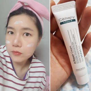 셀라피 에이리페어플러스크림 — 5점을 준 리뷰어가 2018년 4월 올린 사용 사진